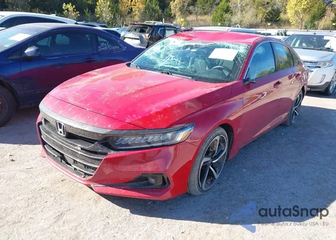 2021 Honda Accord Sport z USA, uszkodzony, nr VIN 1HGCV1F32MA067190